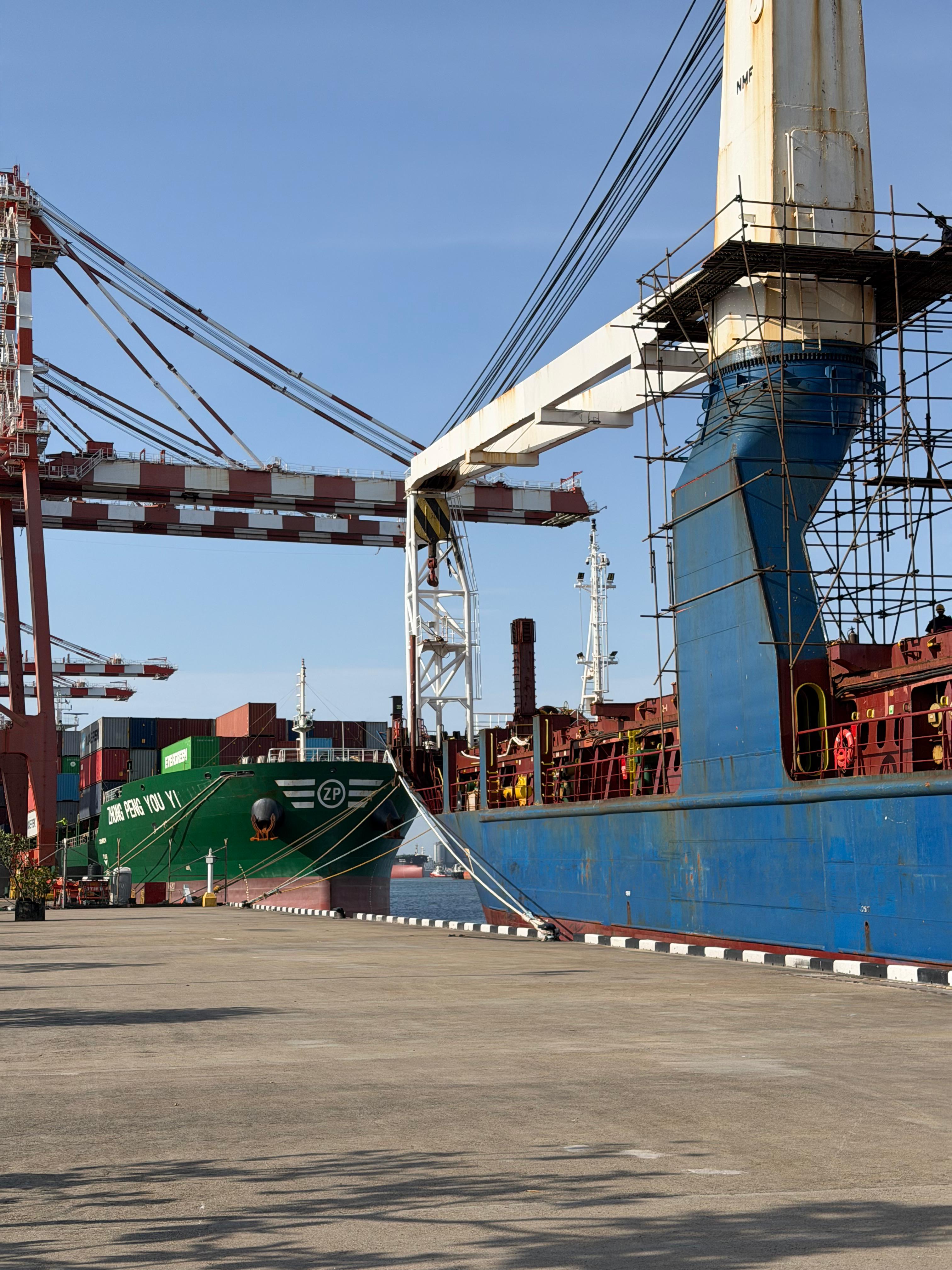 Vessels berthed